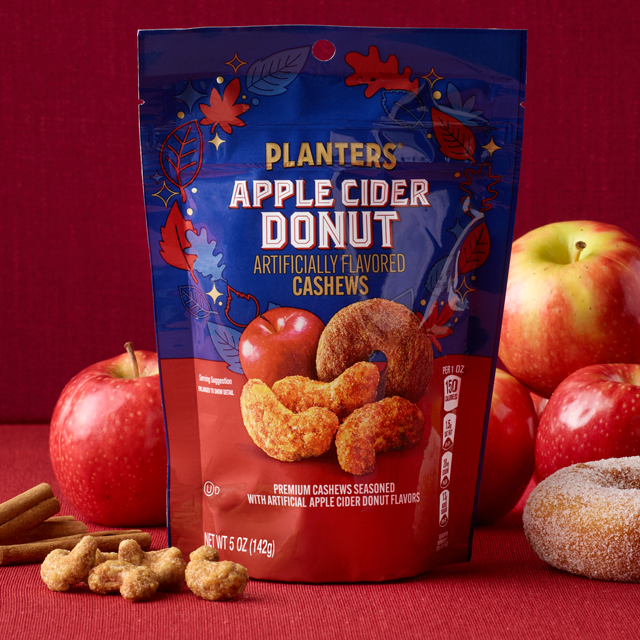 PLANTERS<sup>®</sup> Apple Cider Donut Cashews, 5 OZ