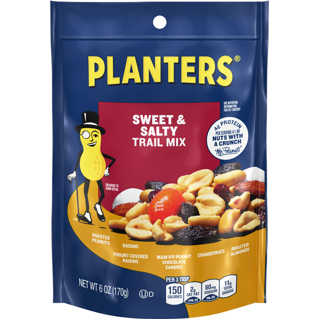 PLANTERS<sup>®</sup> Sweet & Salty Trail Mix 6 oz Bag