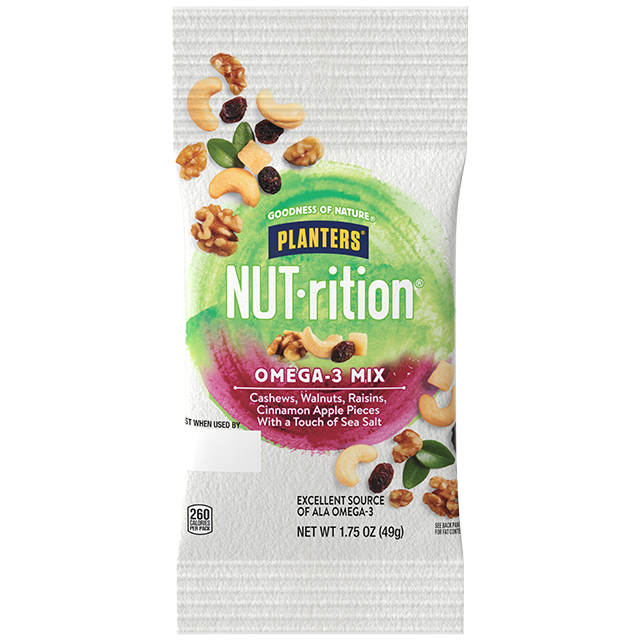PLANTERS® NUT-RITION® Omega-3 Nut Mix, 1.75 oz Packet