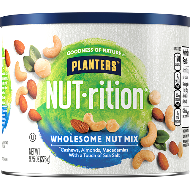 PLANTERS® NUT-RITION<sup>®</sup> Wholesome Nut Mix, 9.75 oz Can
