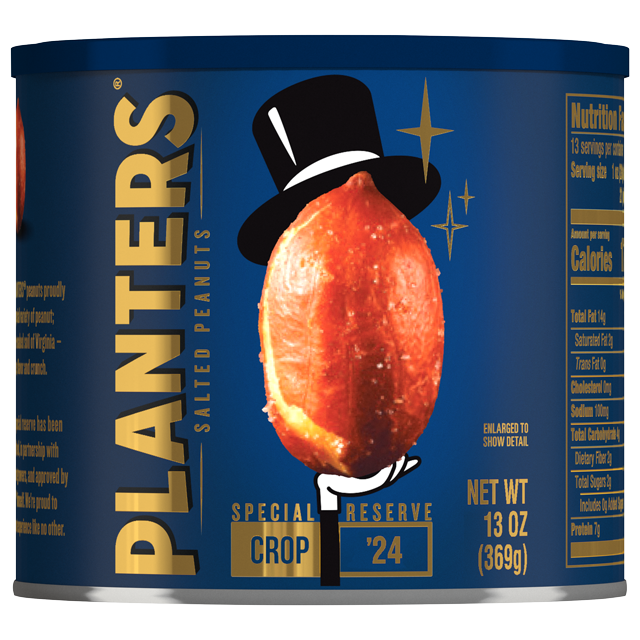 PLANTERS® Special Reserve Salted Peanuts 13 oz Cannister