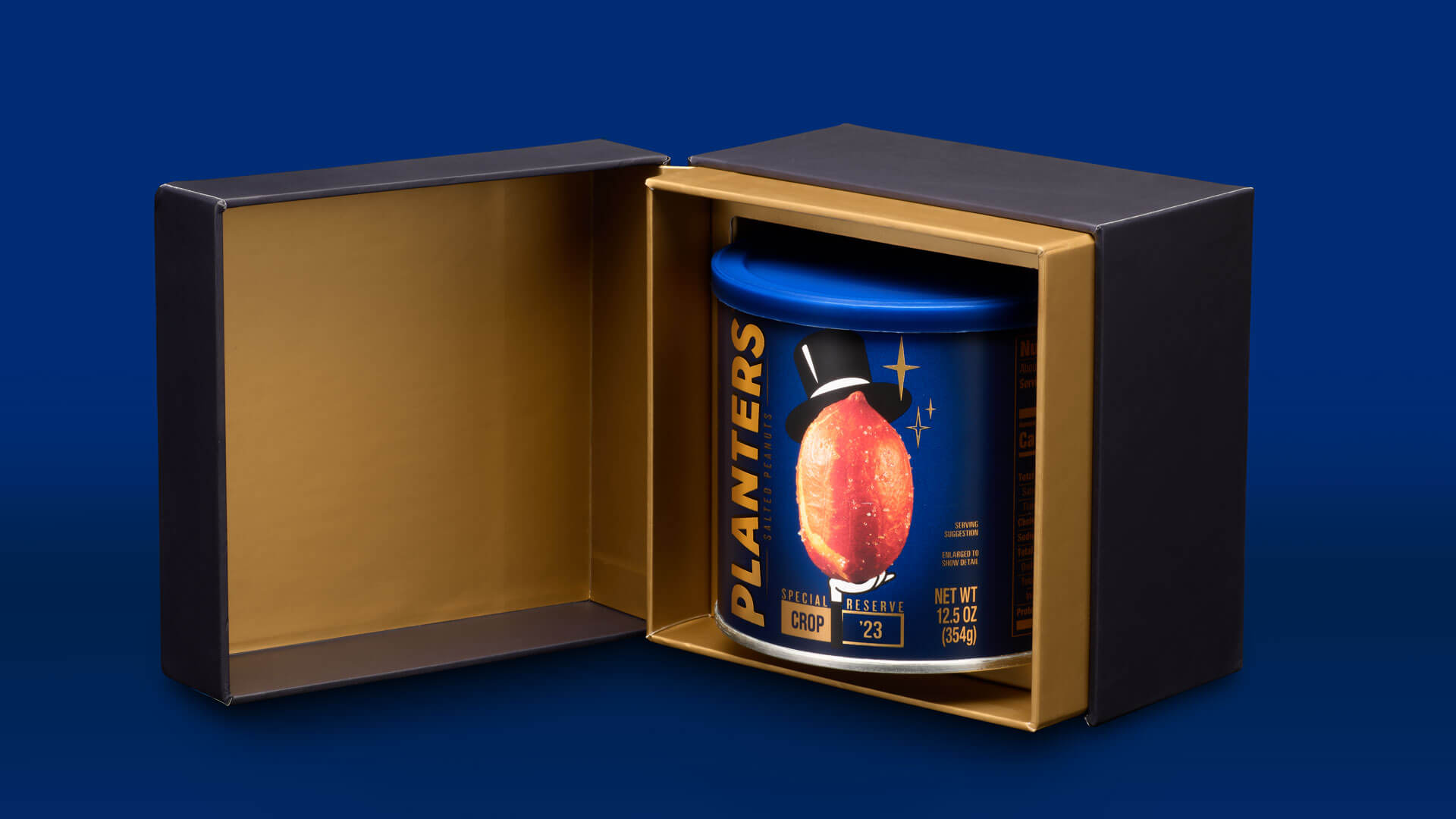 Planters special reserve peanuts in a box