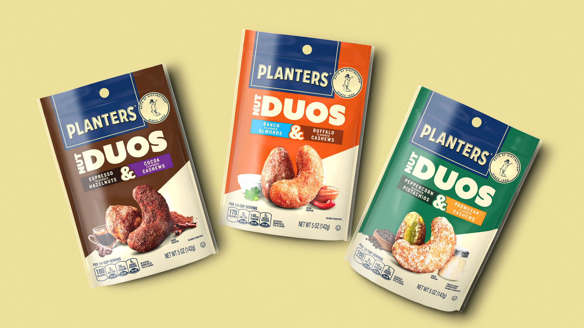 Promotional photo of planters nut duos snacks