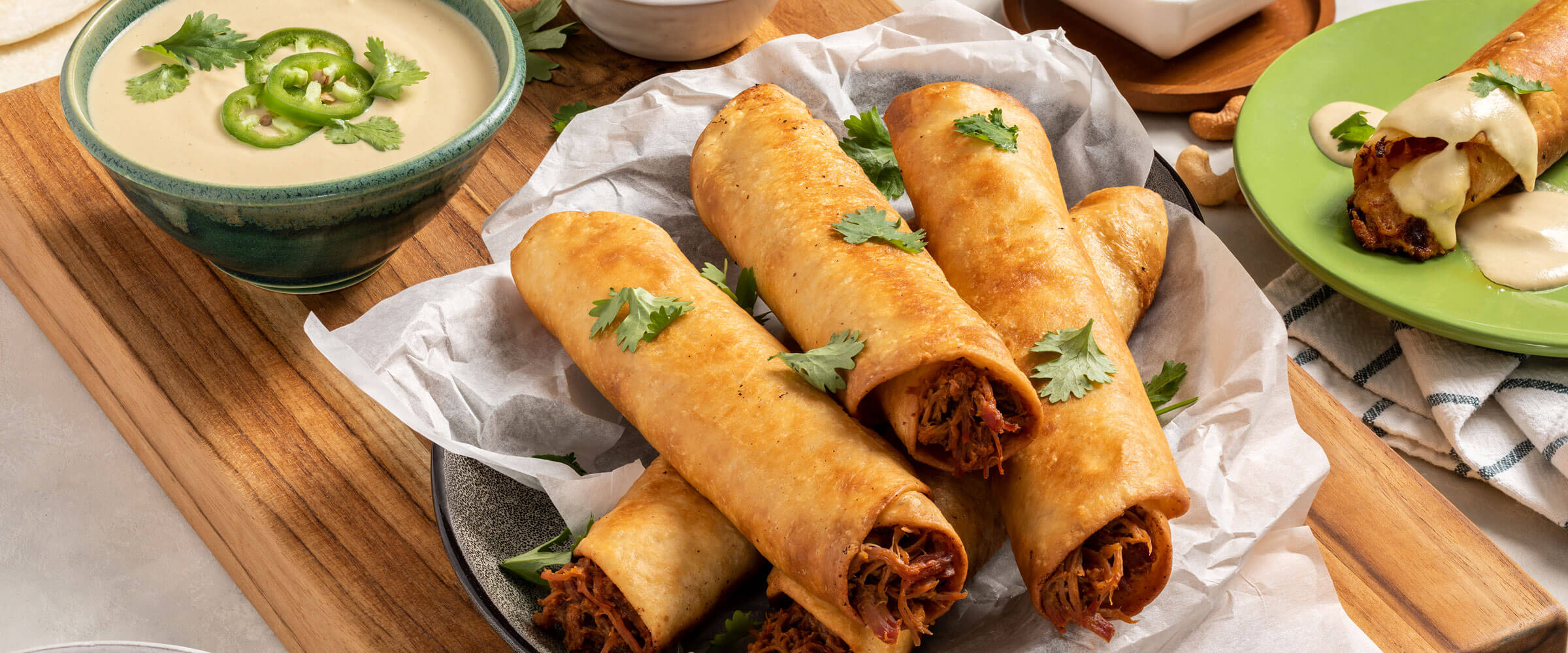 Creamy, nutty, and packed with flavor, the cashew queso is the star of this easy 25-minute recipe.