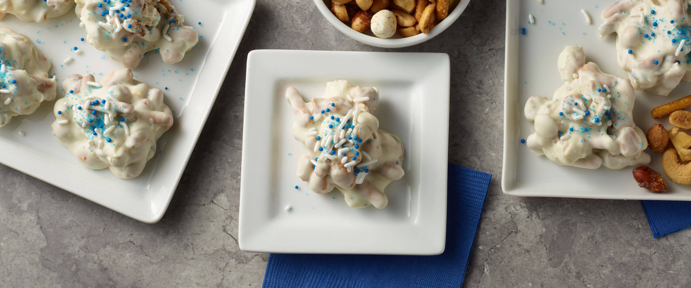 Nut Medley Brittle Candy Clusters Recipe Photo