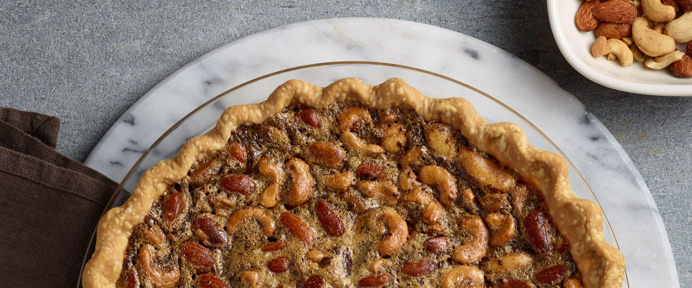 Mixed Nut Chocolate Pie