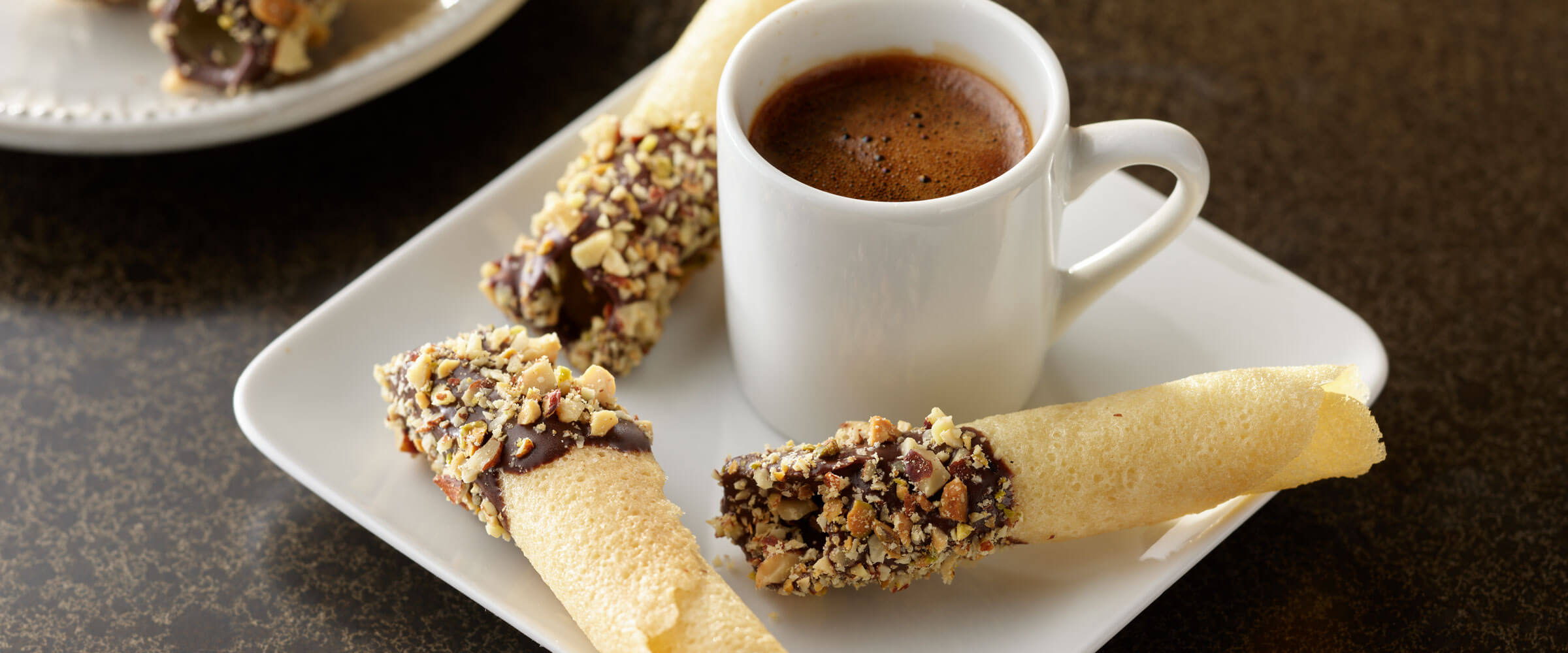 Chocolate Dipped Tuiles