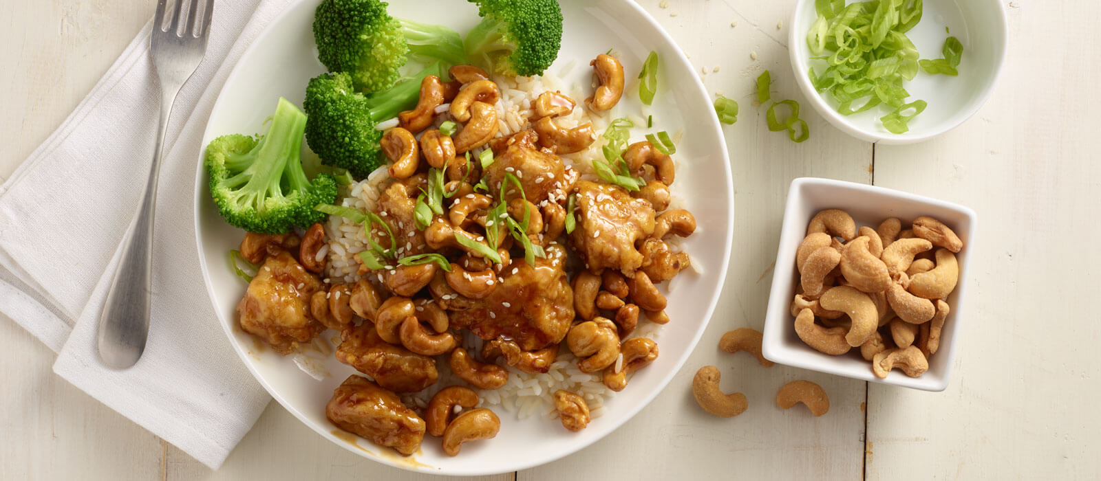 Stir Fry made with Planter’s Deluxe whole cashews