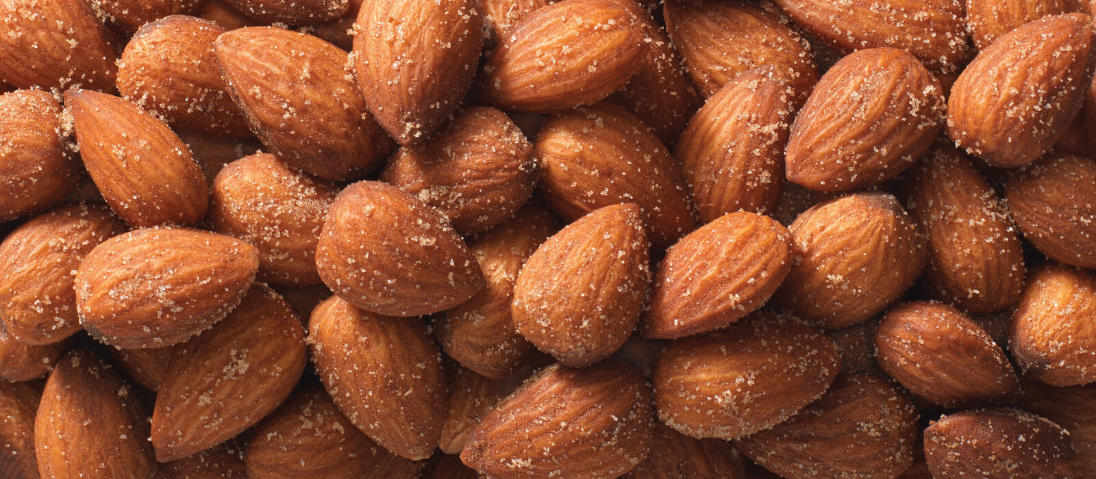 Close up of Smoked Almonds