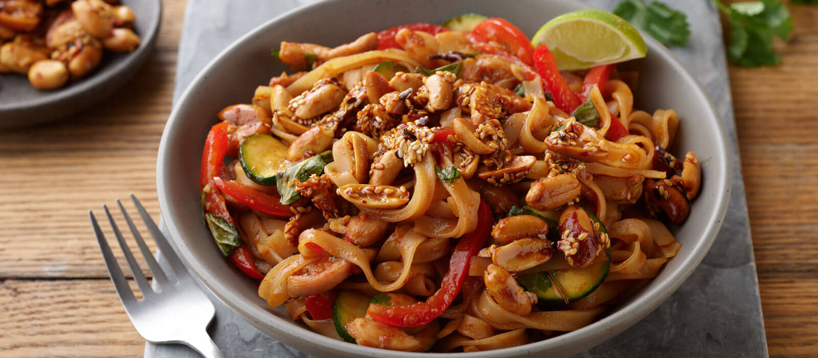 Dinner featuring Planters lightly salted cocktail peanuts