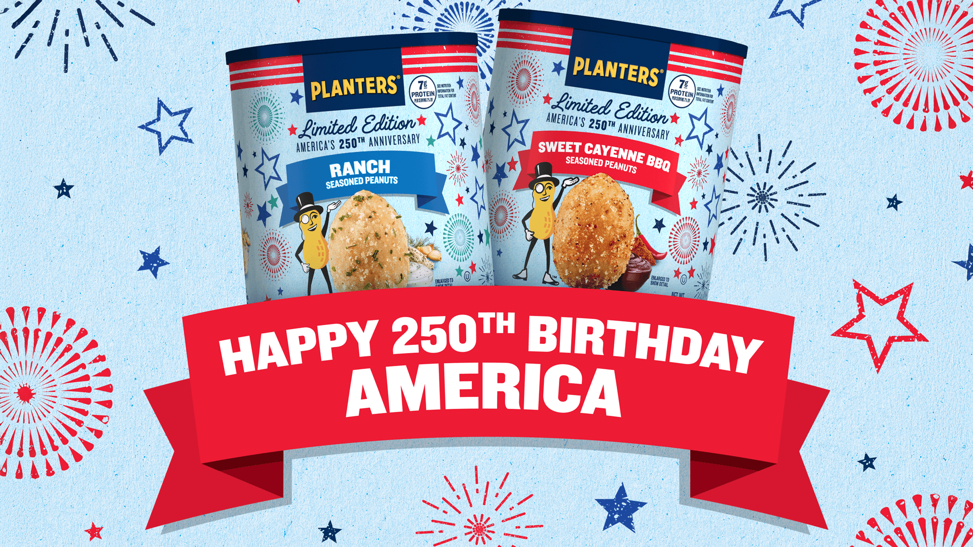 PLANTERS® Brand Turns up the Flavor for America’s 250th with Two Bold New Peanut Flavors