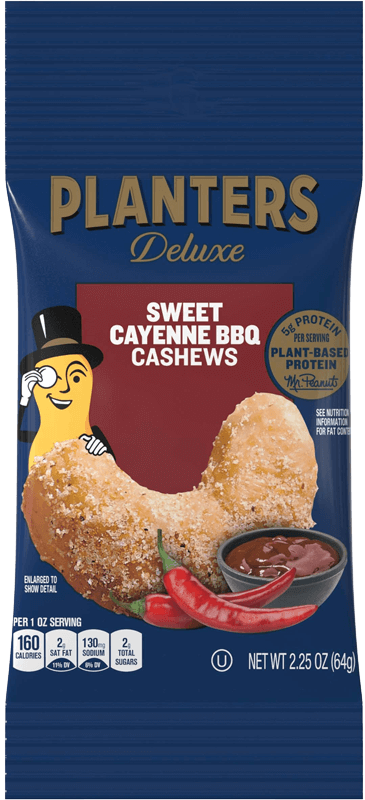 Bag of Planters Deluxe Sweet Cayenne BBQ Cashews
