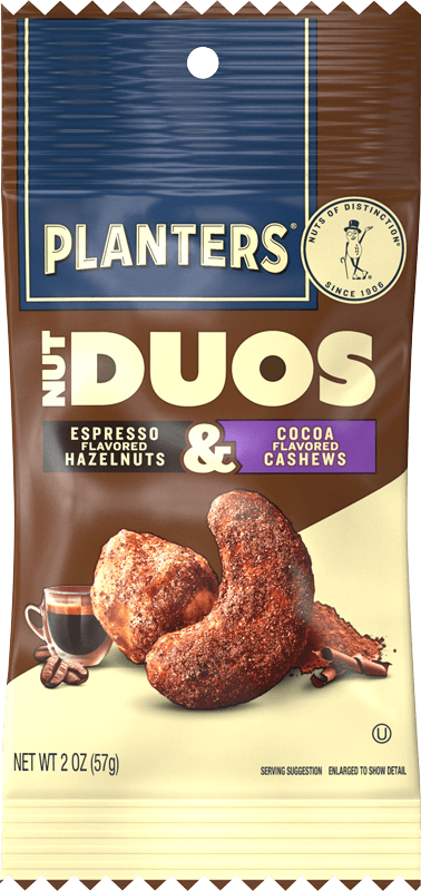 Planters Duos Espresso Hazelnuts and Cocoa Cashews
