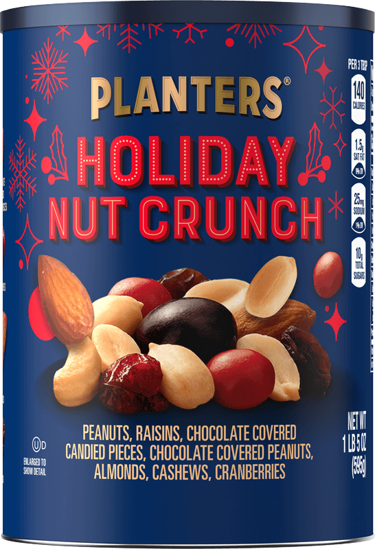 Container of Planters Holiday Nut Crunch