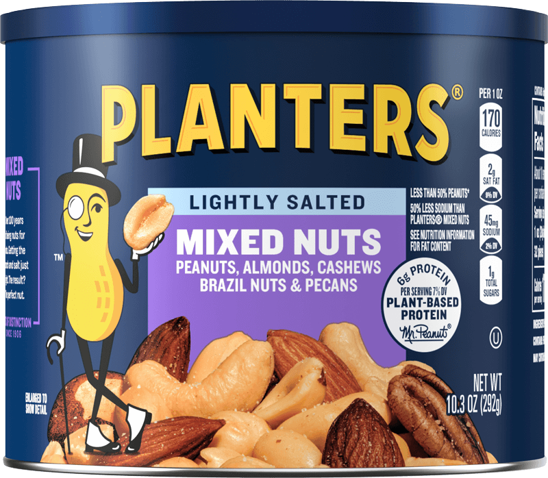 Container of Planters Lightly Salted Mixed Nuts