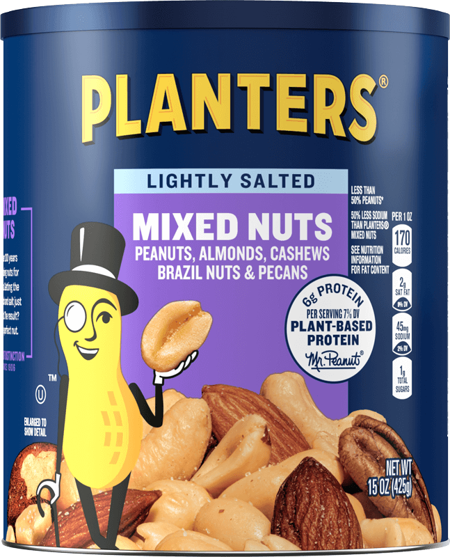 Container of Planters Lightly Salted Mixed Nuts