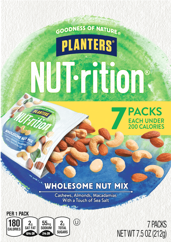 Planters Nutrition Wholesome Nut Mix 7 Pack