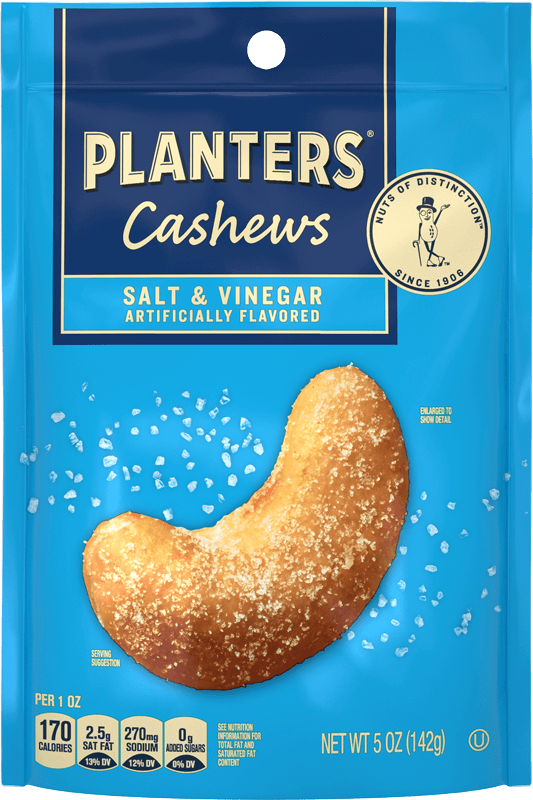 Salt and vinegar cashews