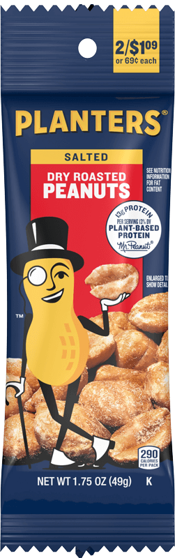 Bag of Planters Salted Dry Roasted Peanuts