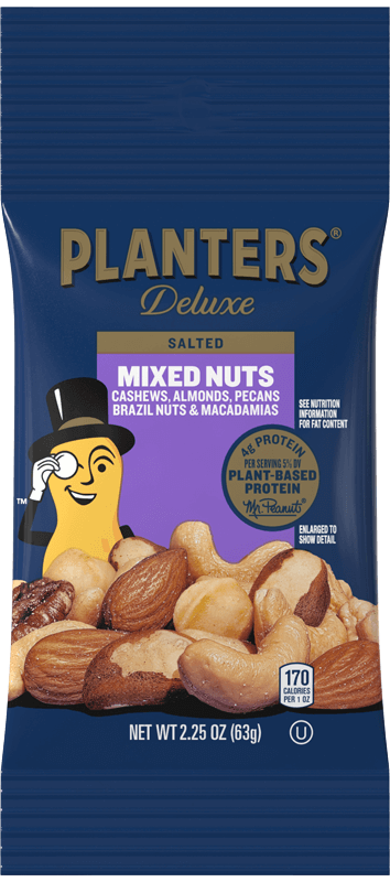 Container of Planters Mixed Nuts with Macadamia Nuts