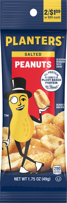 Bags of Planters Salted Peanuts