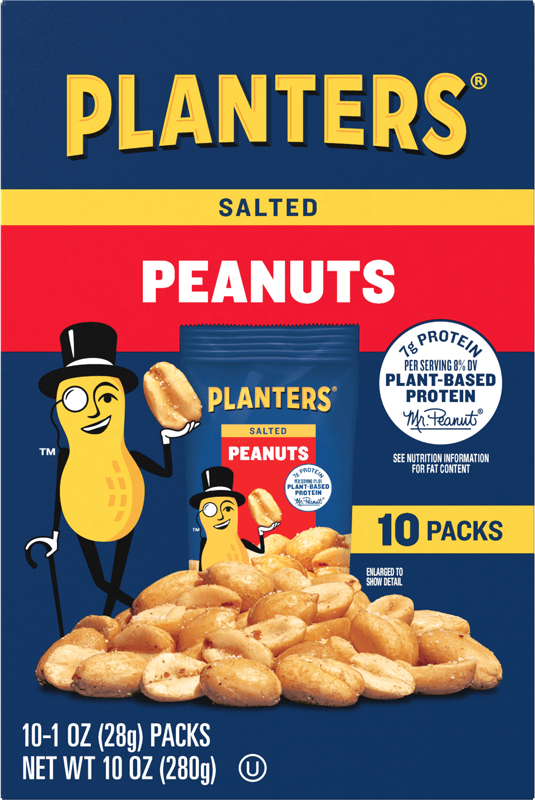 10 Pack of Salted Peanuts