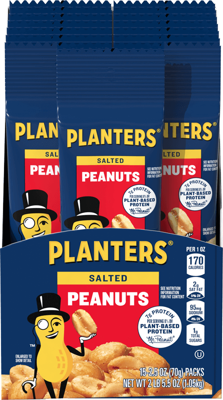 15 Pack of Planter’s Salted Peanuts