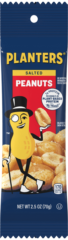 Bag of Planter’s Salted Peanuts