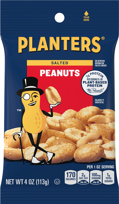 Bag of Planter’s Salted Peanuts