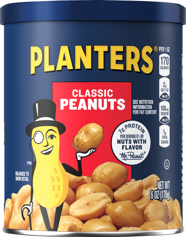 Container of Planters Salted Peanuts