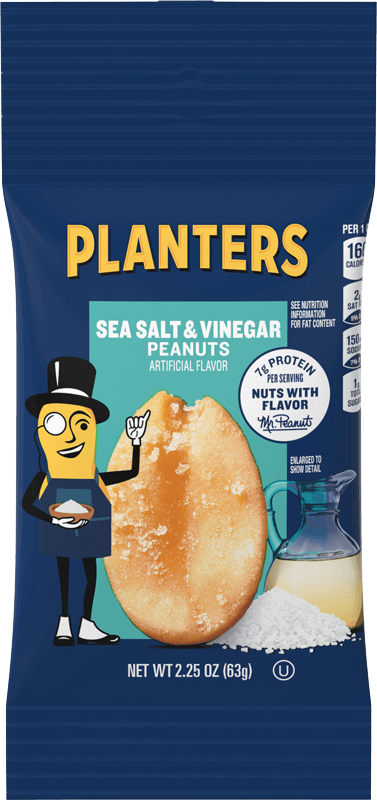Pouch of Planters Sea Salt and Vinegar Peanuts