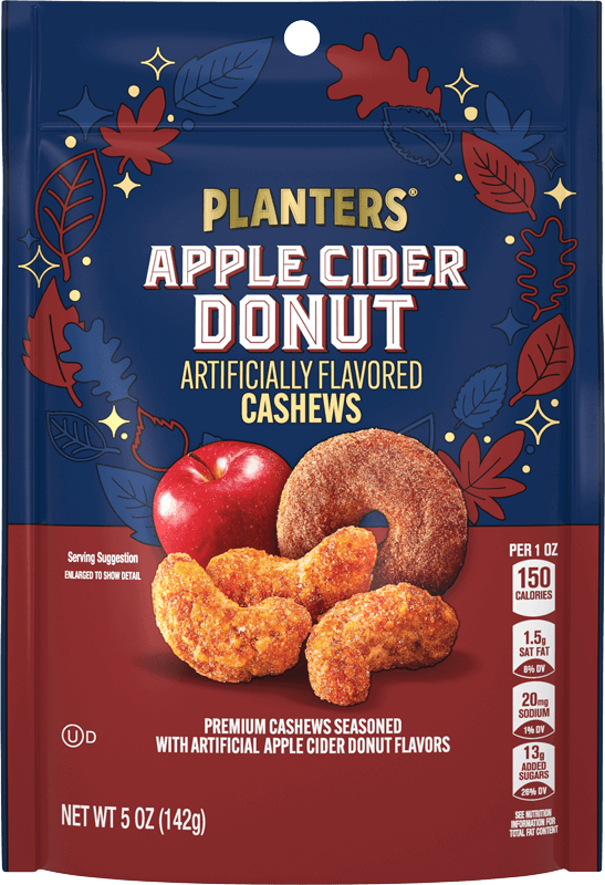 Seasonal apple cider donut cashews