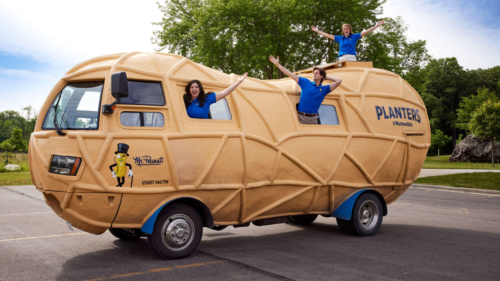 Planters Nutmobile Outside